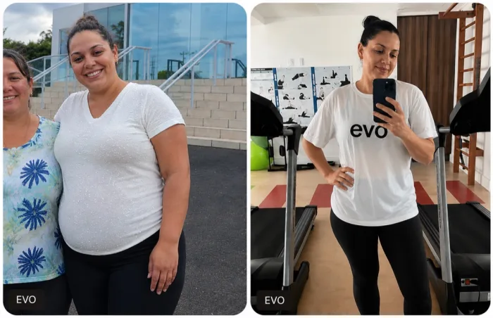 Antes e depois ilustrativo