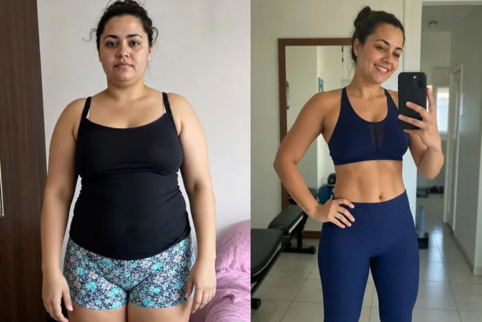 Antes e depois ilustrativo
